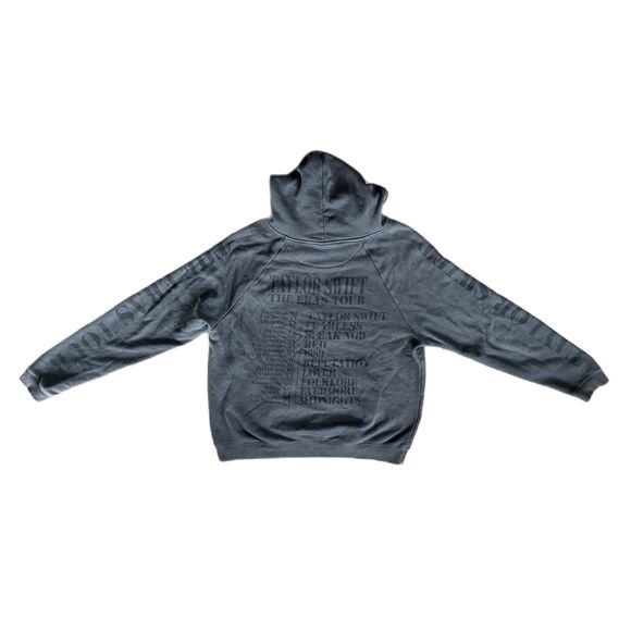 Taylor Swift Gray Era Swifty Band Tour Pullover Hoodie Top   Adult Size XL - Picture 9 of 13